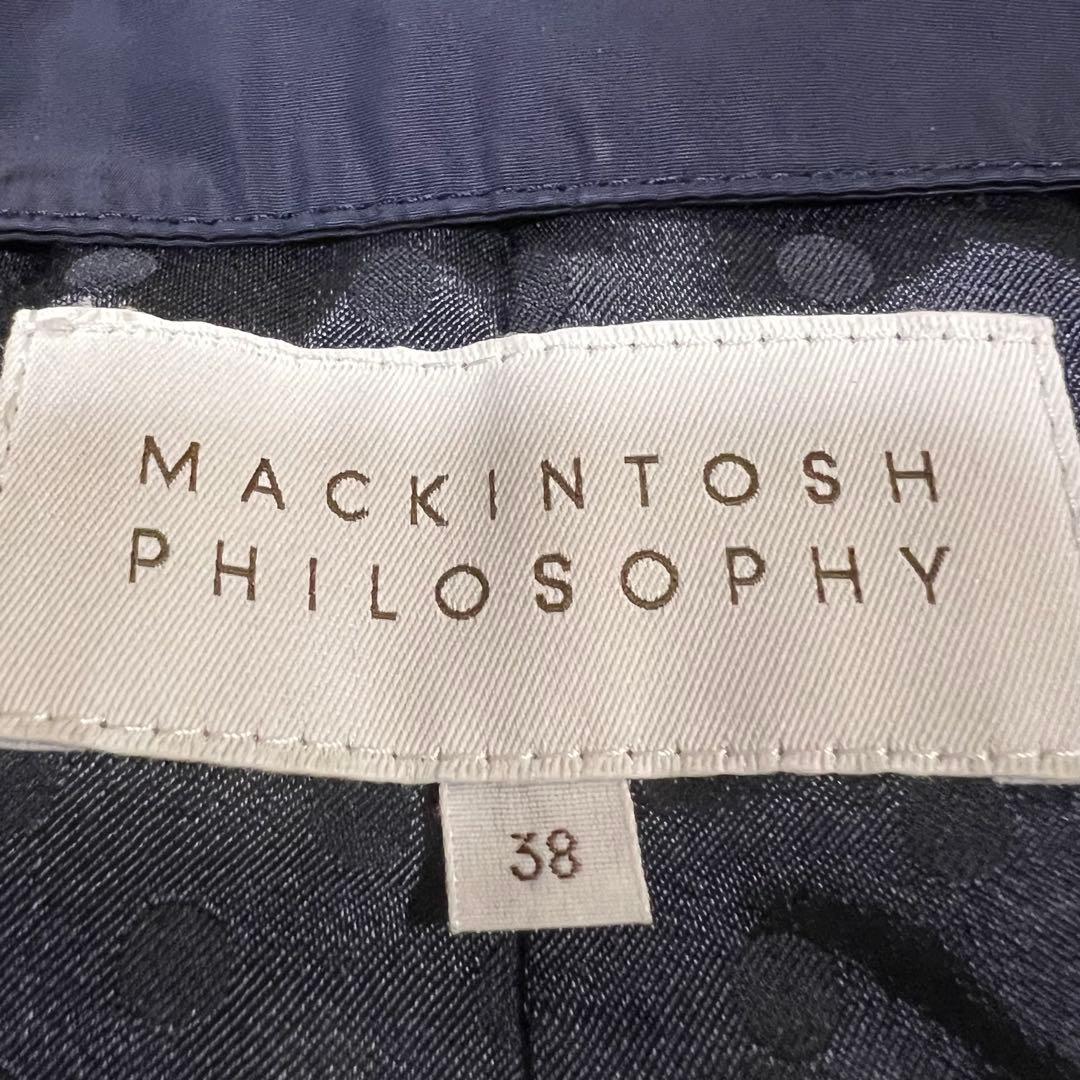 【美品】MACKINTOSH ダウンライナー付　ステンカラーコート ナイロン
