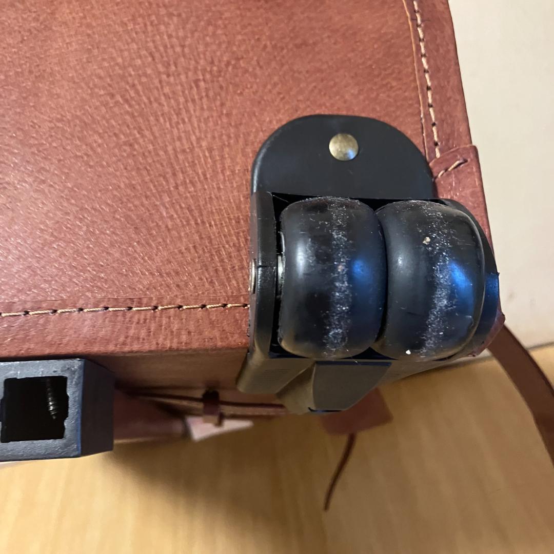 【新品】ユーラシア 豚革 トランク キャリーケース 旅行バッグ スーツケース 茶