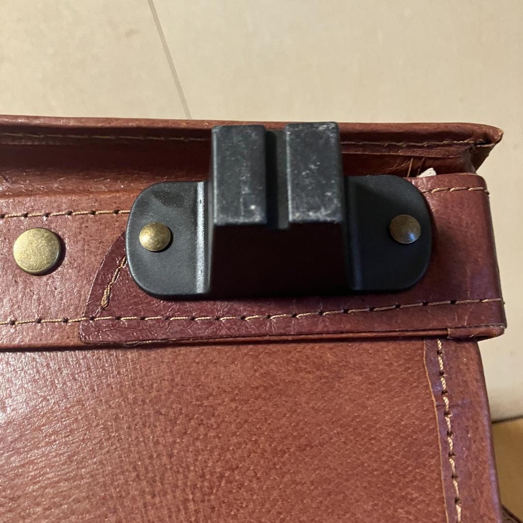 【新品】ユーラシア 豚革 トランク キャリーケース 旅行バッグ スーツケース 茶