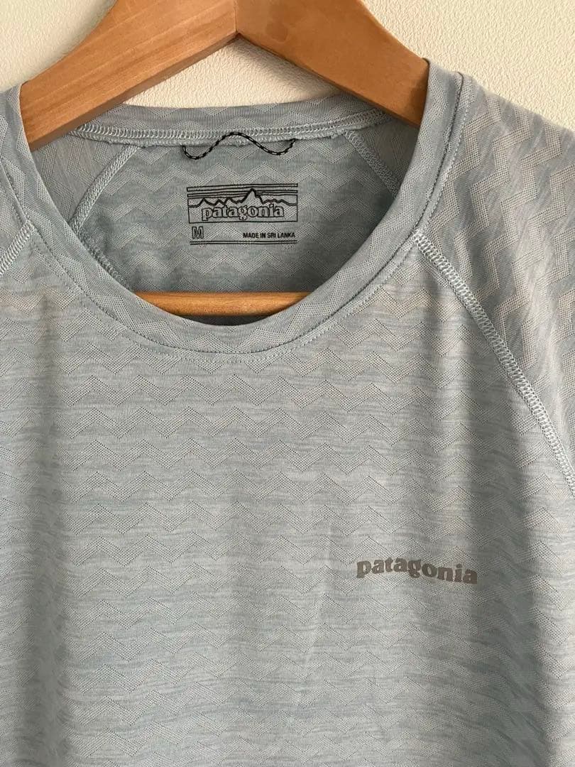 パタゴニア リッジフローシャツ MサイズSP23 スカイブルー