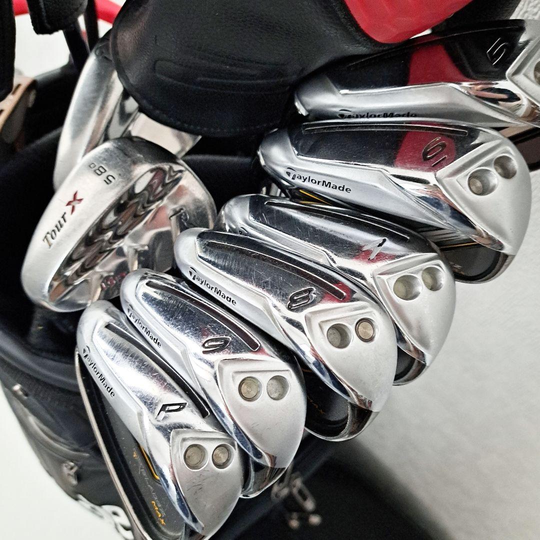 左 ステルス2 テーラーメイド　メンズ　ゴルフクラブセット　フルセット　レフティ