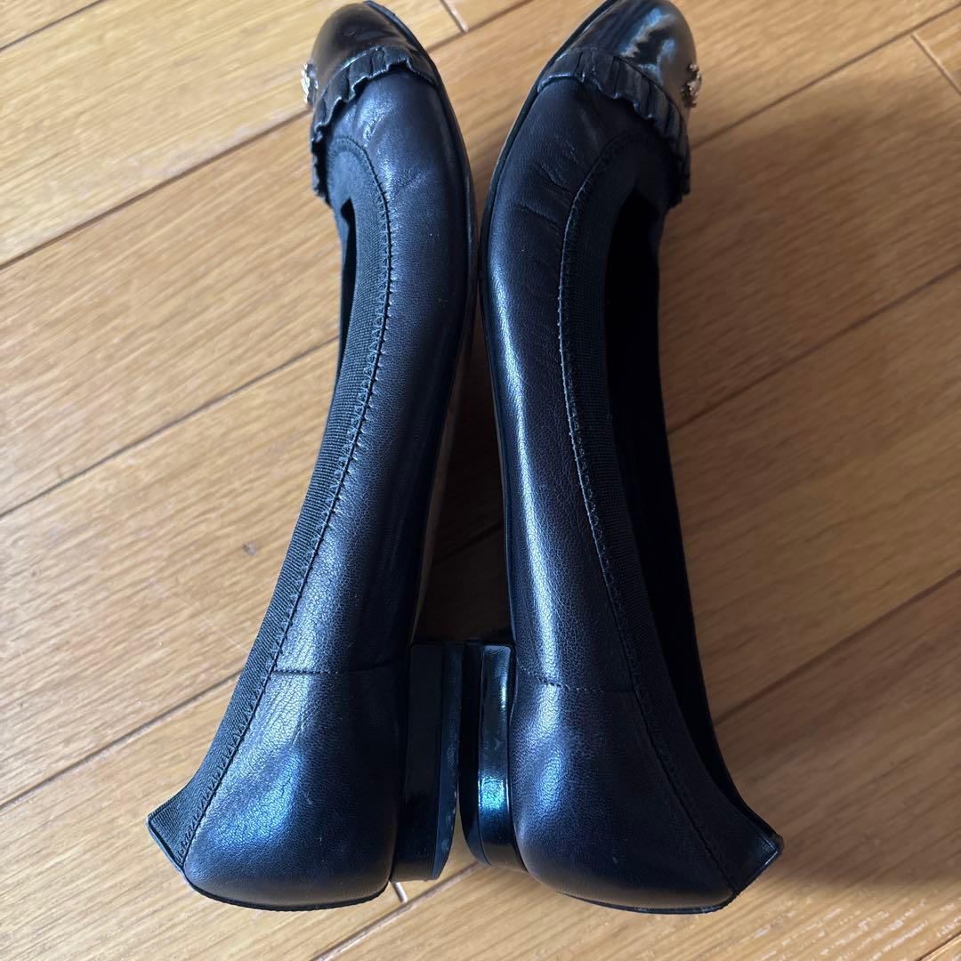 CHANEL 正規品 バレエシューズ フラットシューズ ココマーク23cm