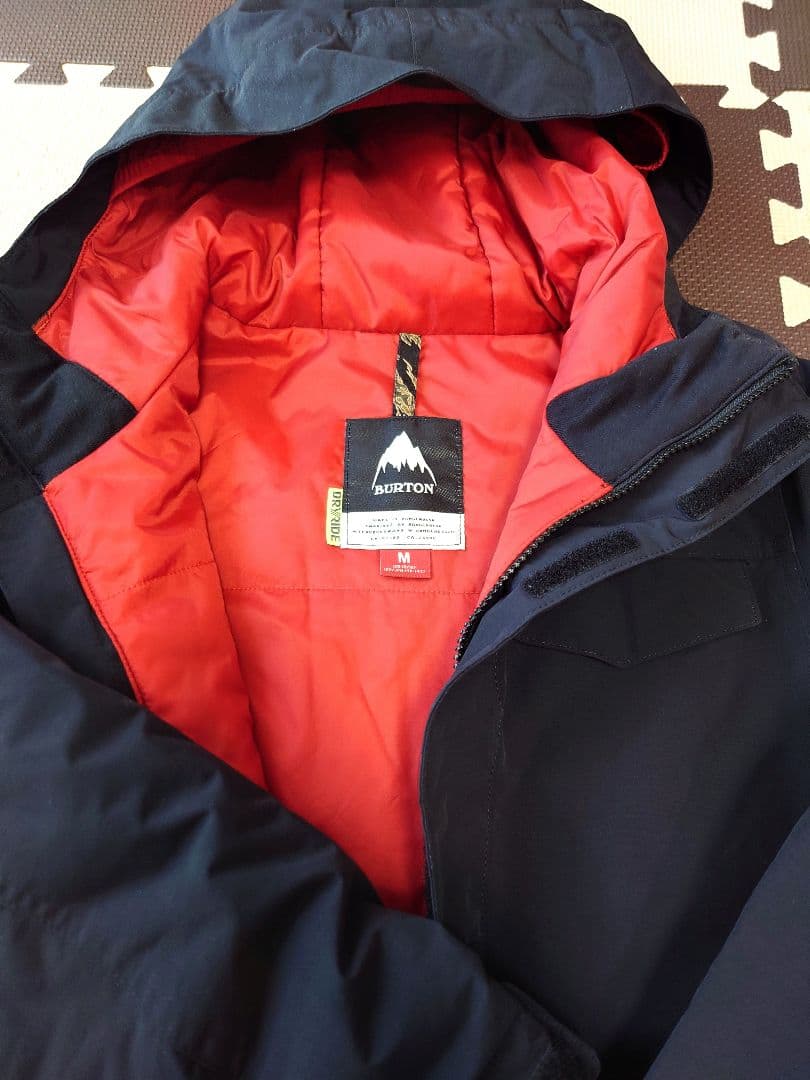 美品 BURTON KIDS スノーボードウェア M 上下 黒