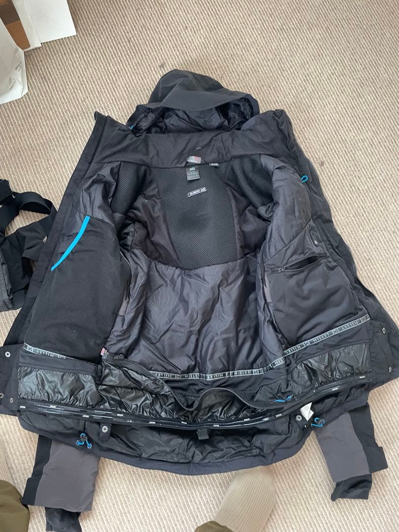 MILLET AIR BOOSTER スキーウェア ブラック サイズL