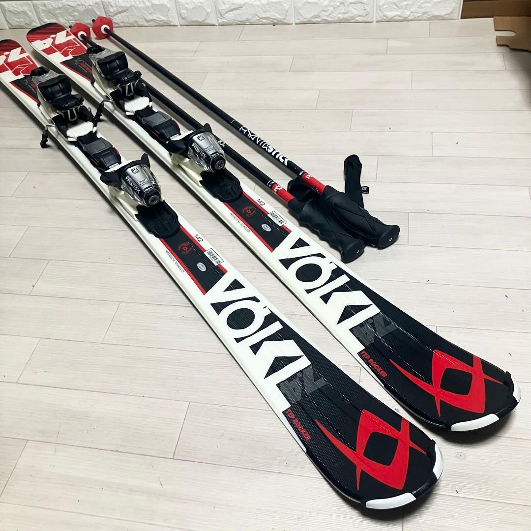 【美品】ケース付/VOLKL TIP ROCKERフォルクル スキーセット142