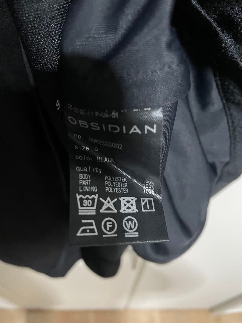OBSIDIAN ／MESH SHIRT ／サイズS（オーバーサイズ　※M相当）
