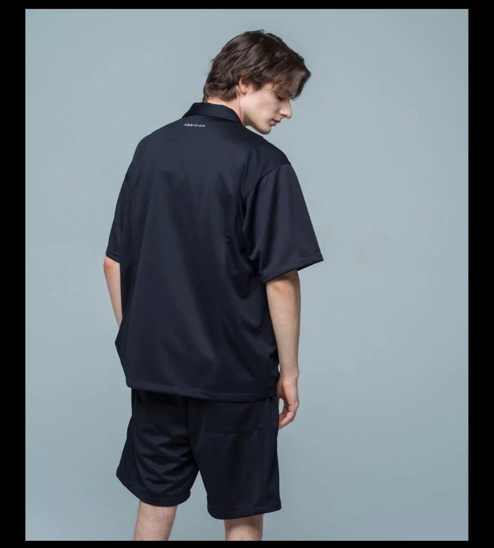 OBSIDIAN ／MESH SHIRT ／サイズS（オーバーサイズ　※M相当）
