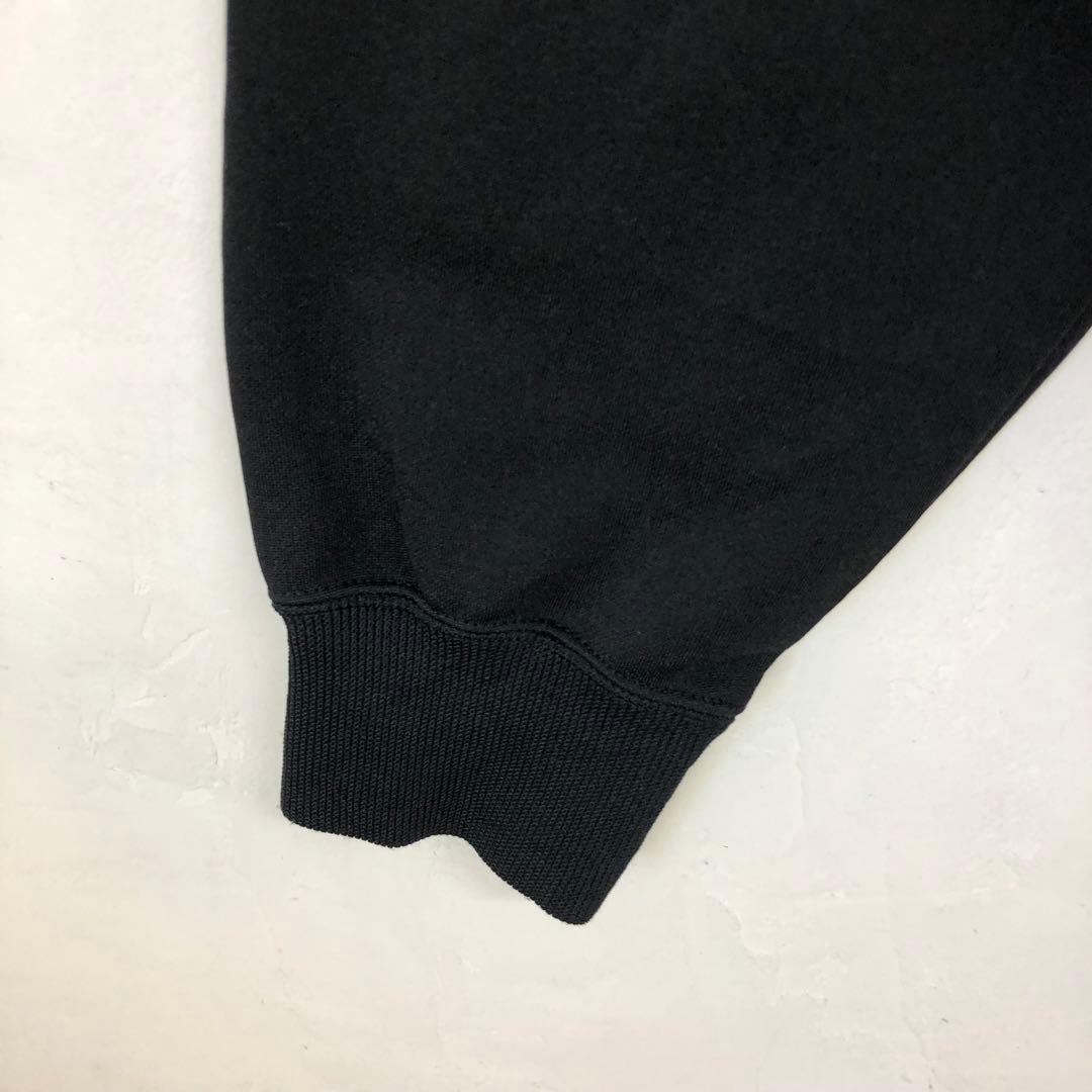 1898 デサント　アディダス　ジャージ　トラックジャケット　刺繍　ロゴ　黒