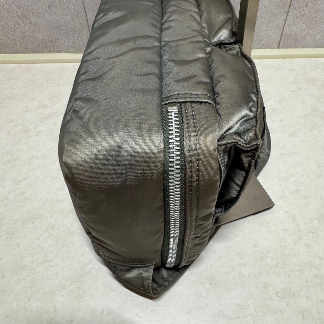 希少 PORTER タンカー ショルダーバッグシルバーグレー 2層式 廃盤品