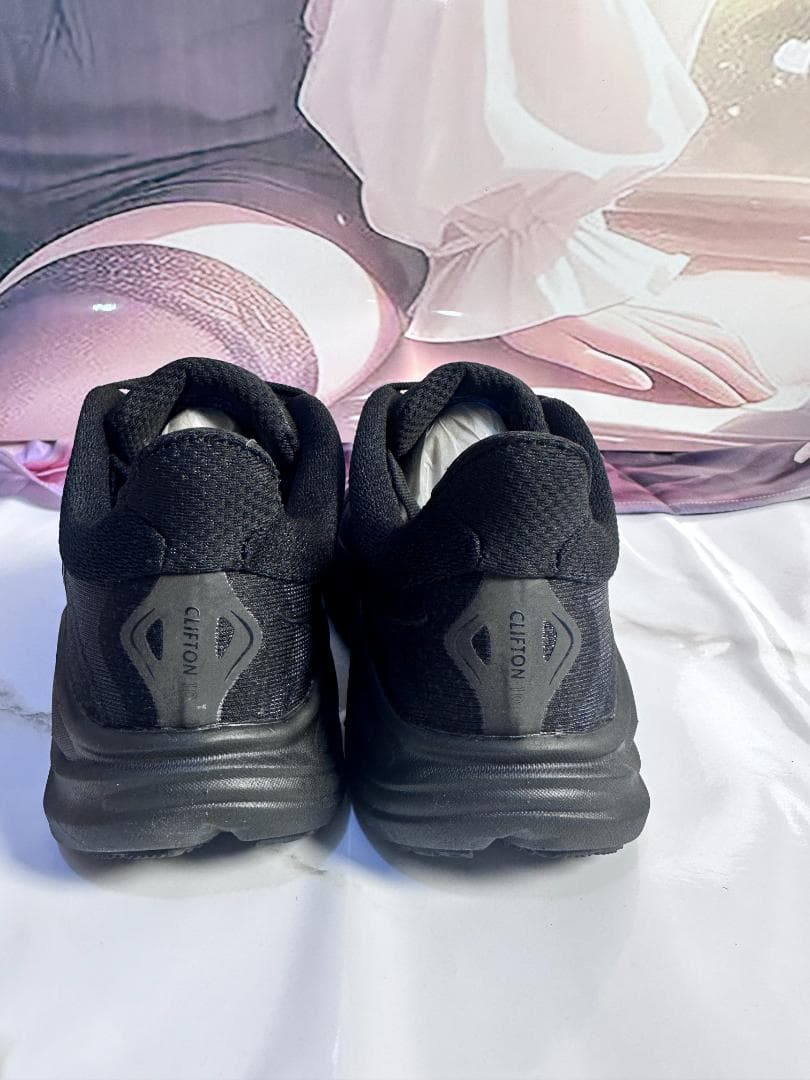 Hoka OneOne Clifton 10 スニーカー ブラック 24.5cm