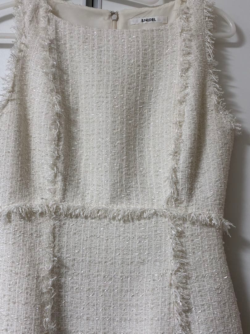 新品未使用　SNIDEL ツイードミニワンピース