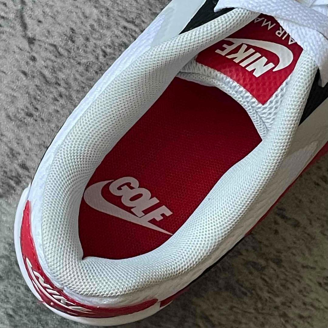 ★NIKE AIR MAX 90 G 赤 23 ナイキ エアマックス ゴルフ