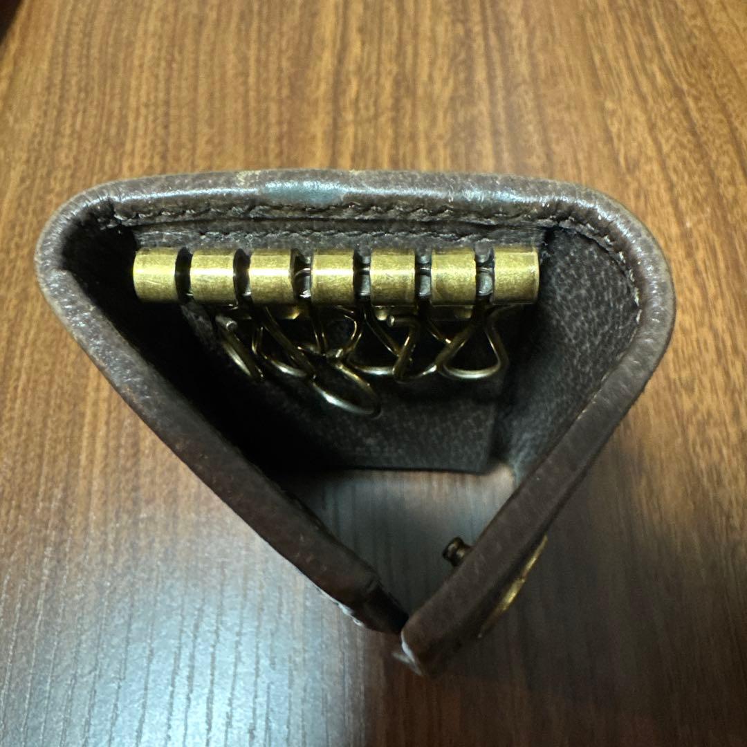 GUCCI キーケース グッチ 6連 フェブライン GGスプリーム