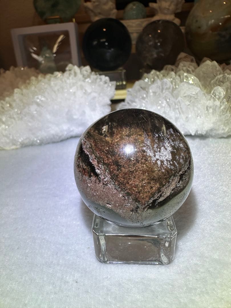 ガーデンクォーツスフィア ①天然石 39.1mm