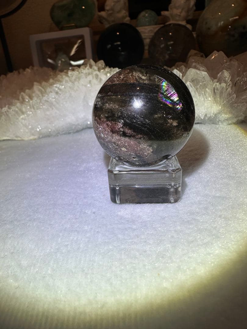 ガーデンクォーツスフィア ①天然石 39.1mm