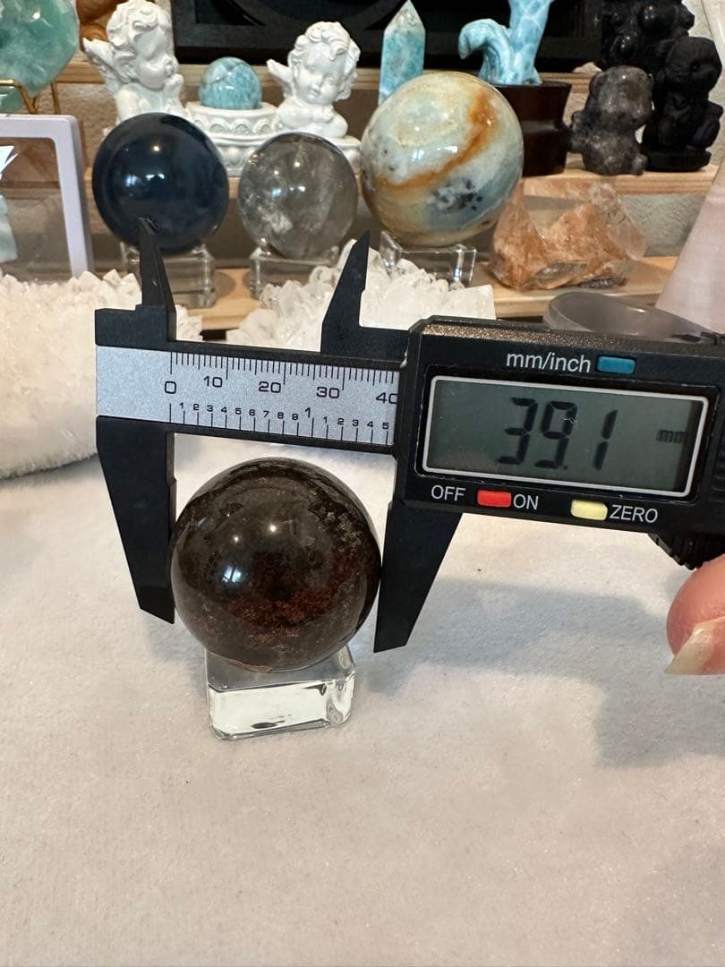 ガーデンクォーツスフィア ①天然石 39.1mm