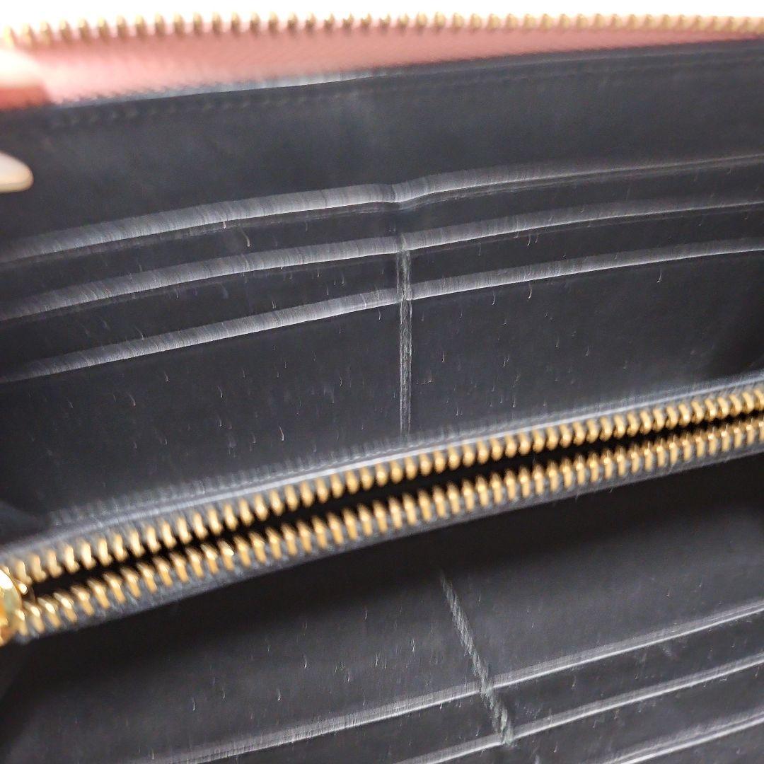 LOEWE ピンク レザー 長財布