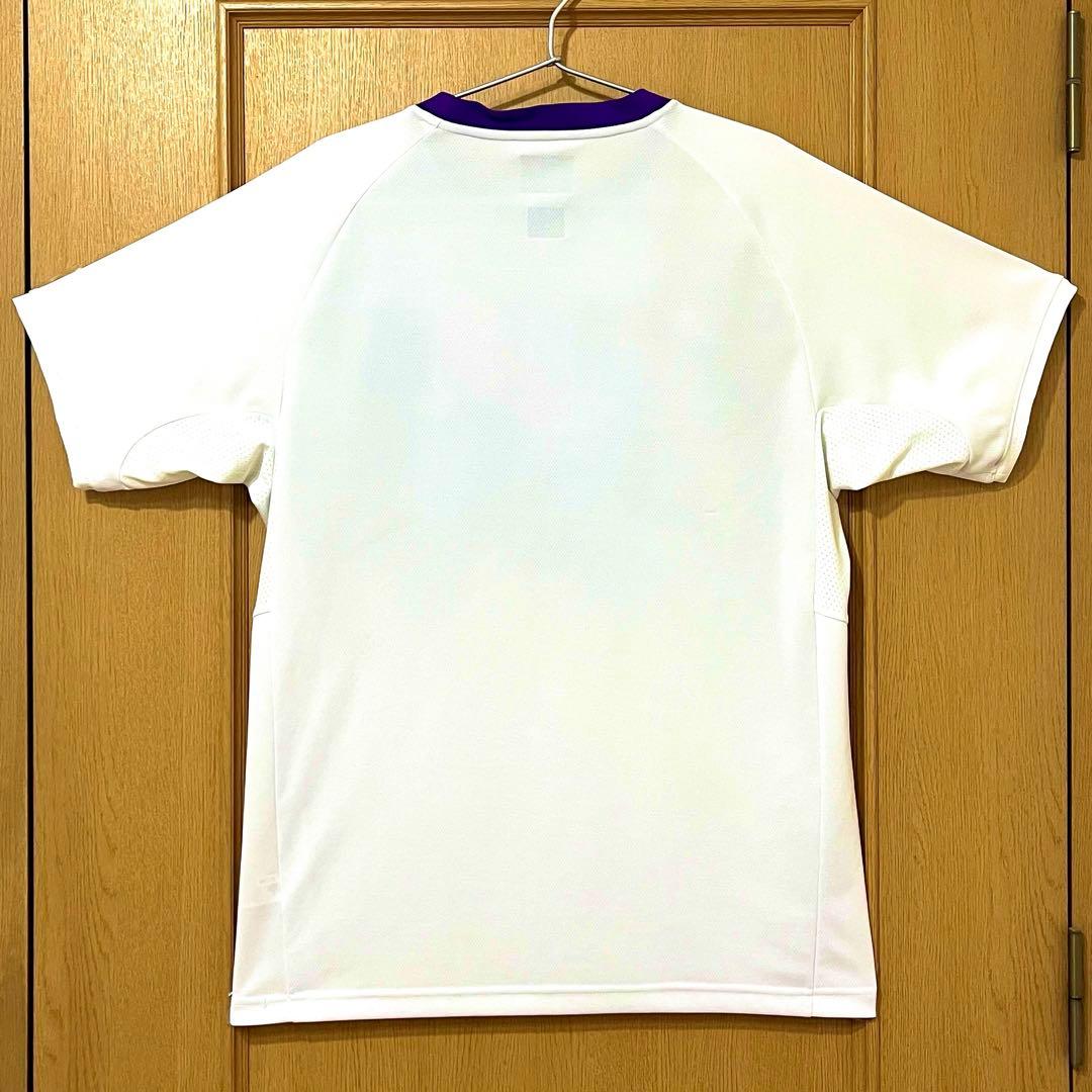 YONEX ゲームシャツ 15143 ユニL ホワイト／パープル 日本代表モデル