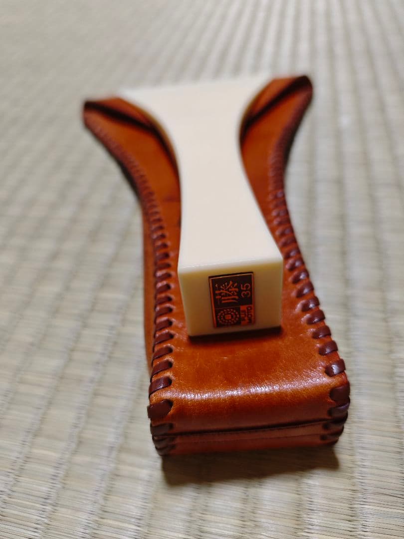 三味線 中棹 皮破れ無し 天然皮 バチ 駒 ケース