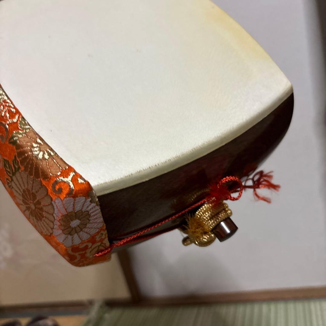 三味線　バチ　三絃駒　ハードケース 　和楽器　弦楽器　皮破れ