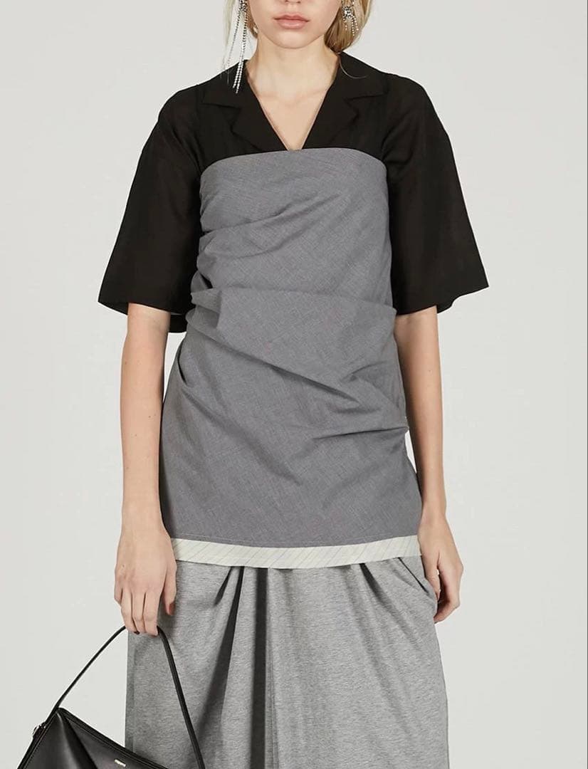 トップス Prank Project Asymmetrical Draping Bare