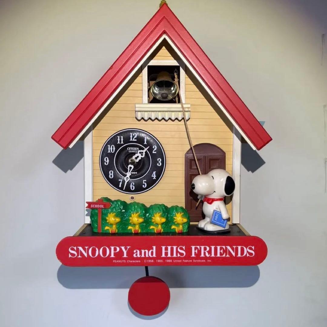 ビンテージ スヌーピー鳩時計 - メルカリ