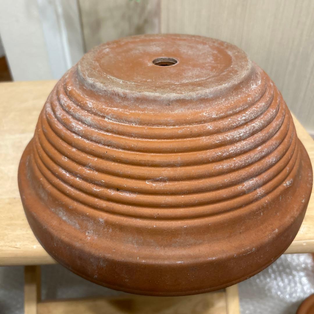大型モダンシック鉢／中型　植木鉢テラコッタ鉢 【4個】まとめて