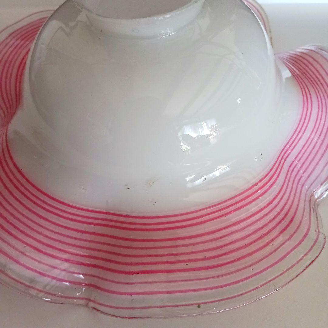 【しおっちゃん】 大正ガラス　ランプシェード