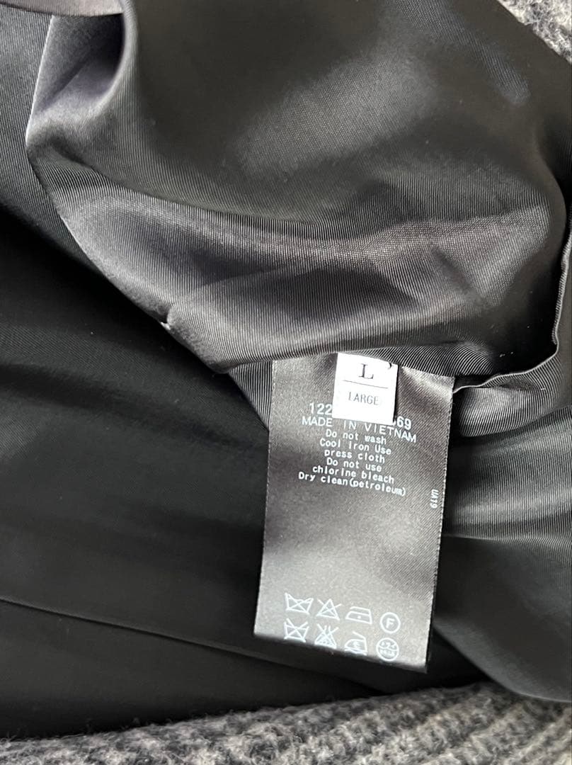 ユナイテッドアローズ グレーチェック ダブルブレスト チェスター