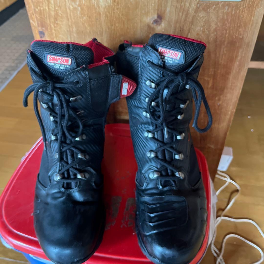 simpson ライディングブーツ 27cm - メルカリ