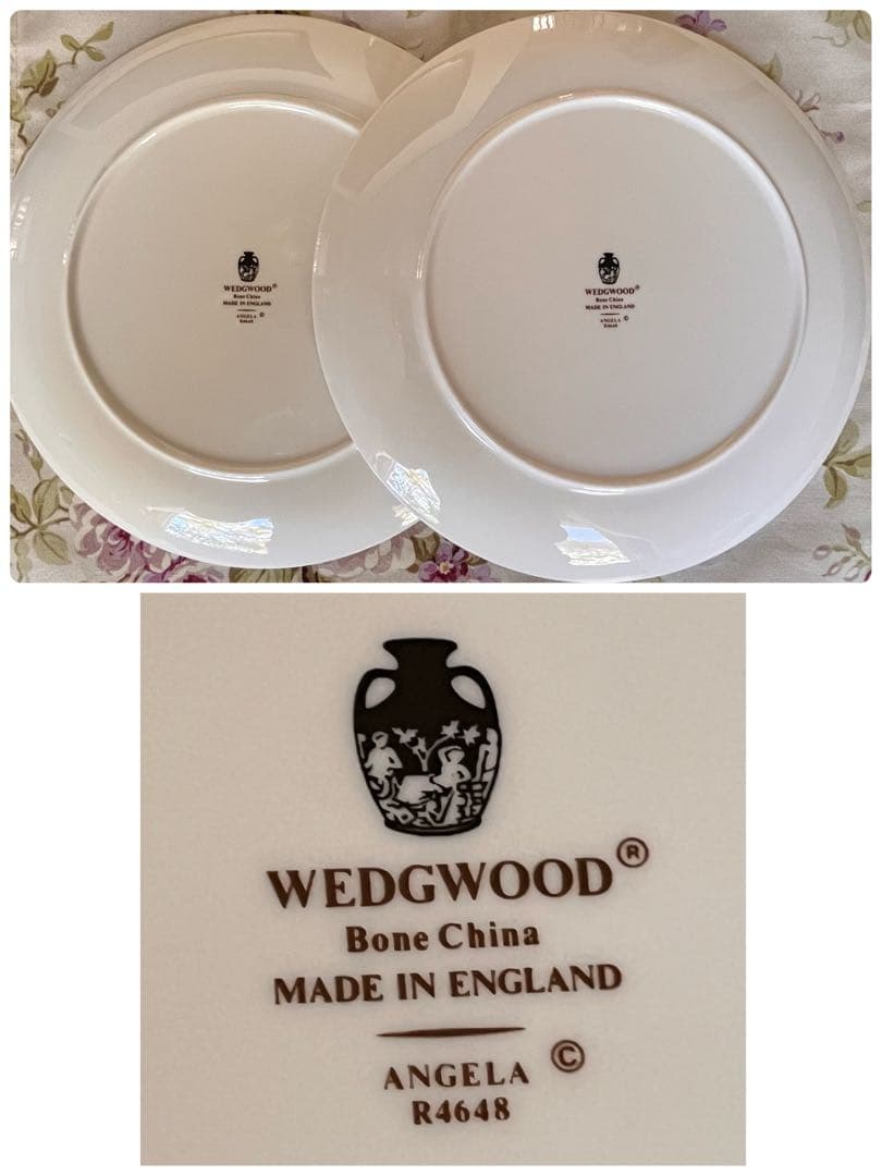 【黒壺美品】ウェッジウッド★アンジェラ★ディナー皿　2枚