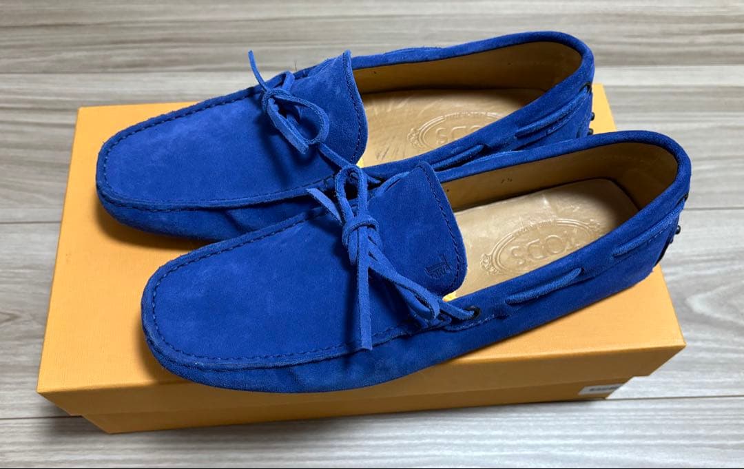 【美品】Tod's スエード ゴンミーニ ドライビングシューズ 26.5cm