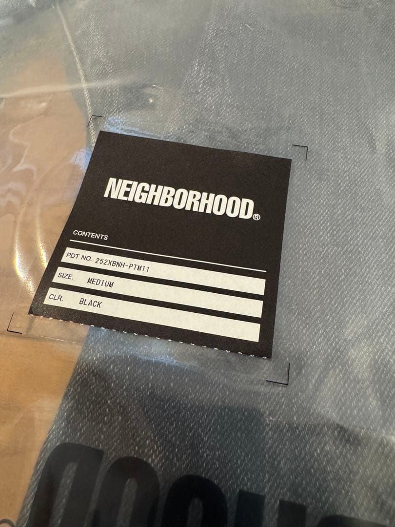 【美品】NEIGHBORHOOD ブラックデニム スリムストレートMサイズ