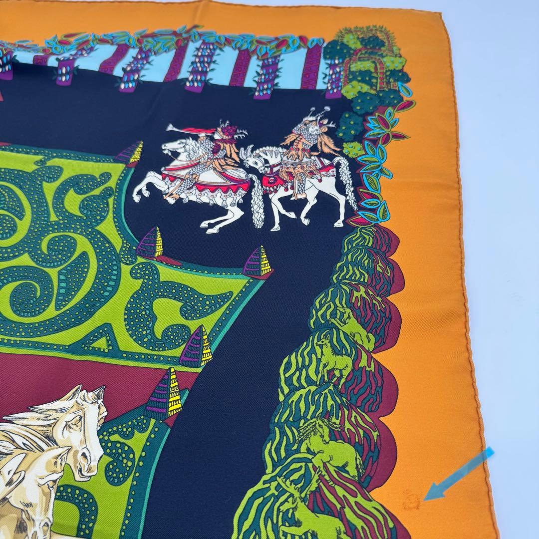 エルメス HERMES カレ90 LES PARADIS DU ROY 王の楽園