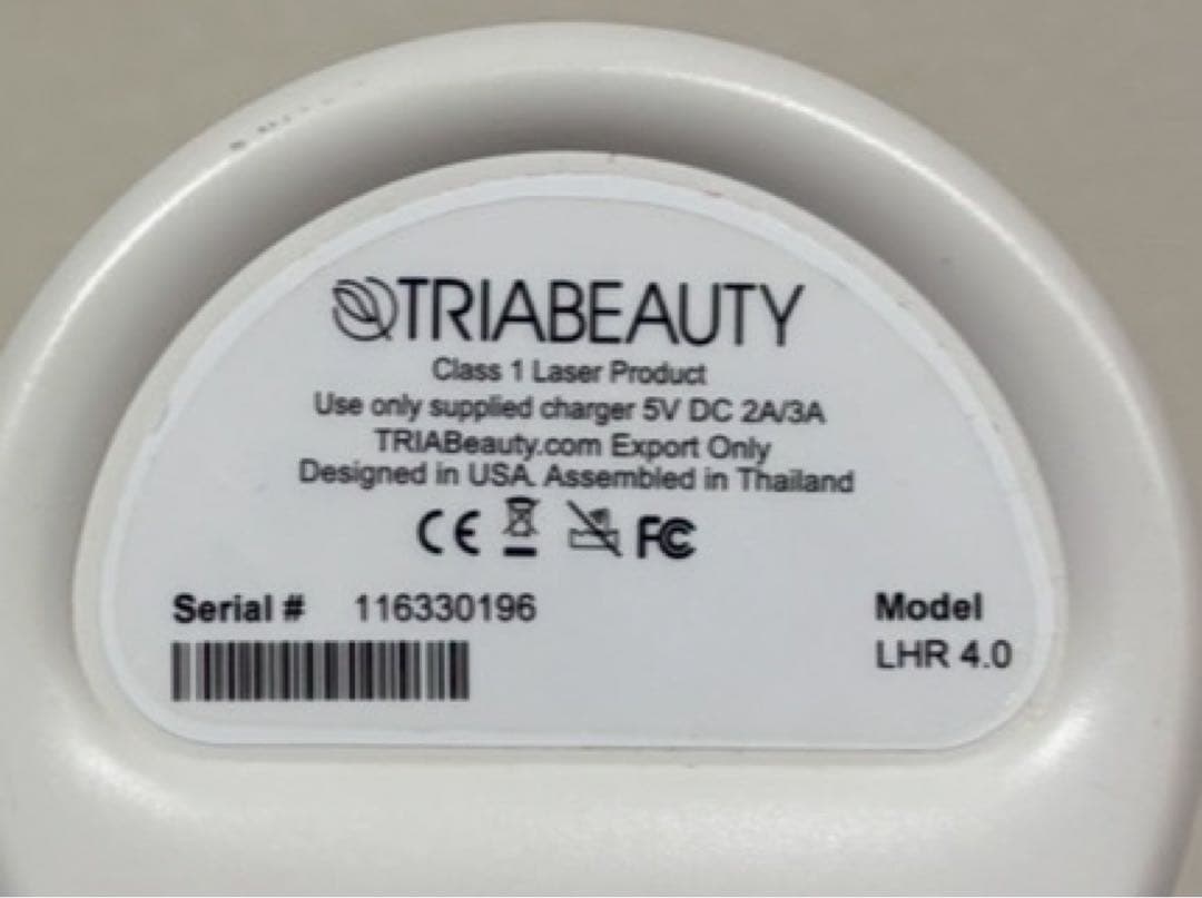 tria HAIR REMOVAL LASER 4X 脱毛器