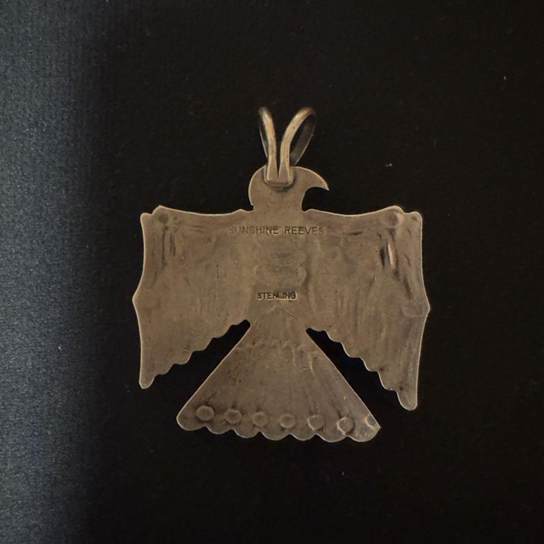 ナバホ族 ペンダントトップ サンダーバード sterling
