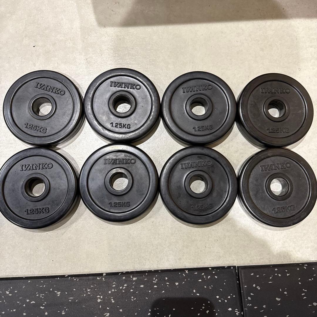 IVANKO イヴァンコ SRUBK ラバープレートダンベルセット Φ28mm