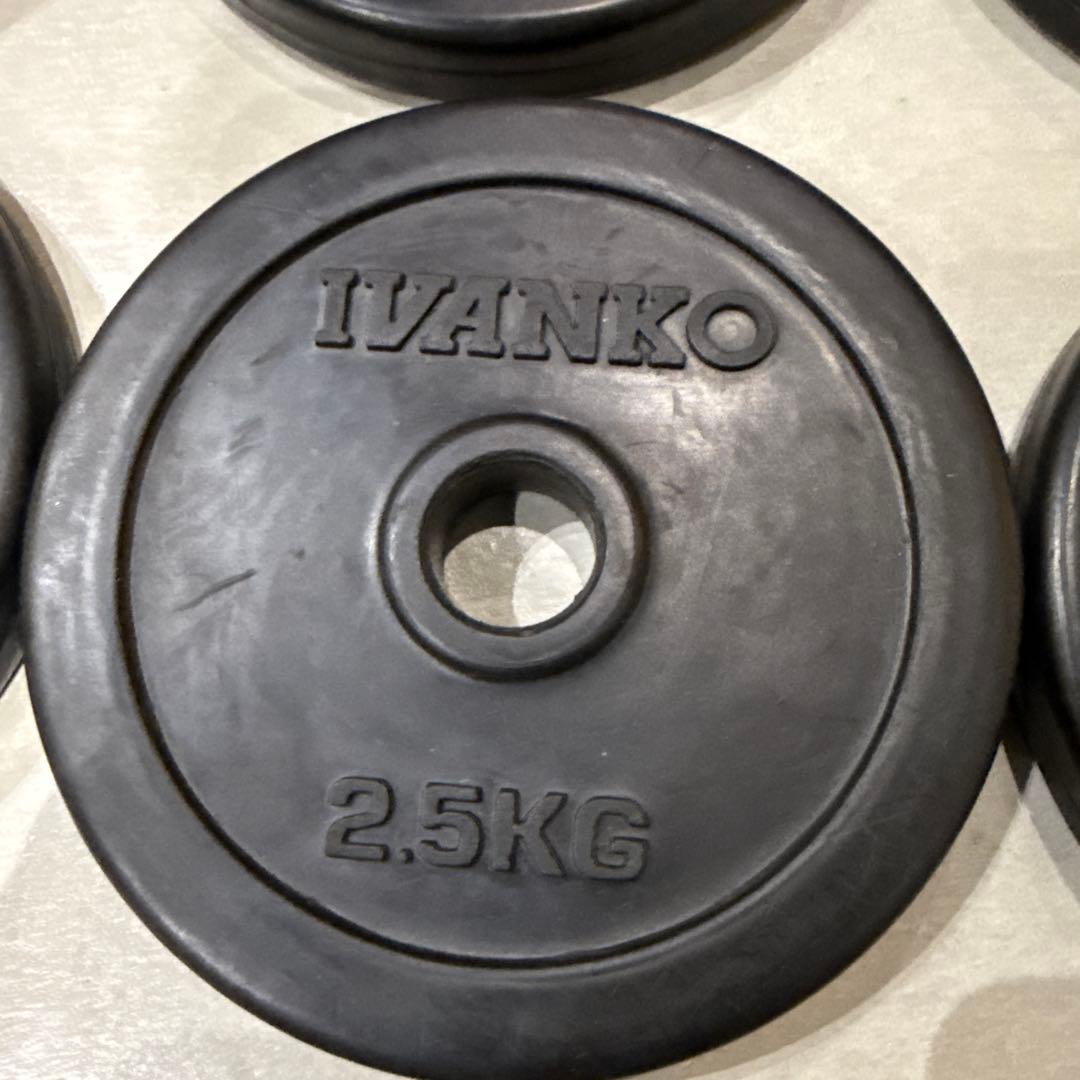 IVANKO イヴァンコ SRUBK ラバープレートダンベルセット Φ28mm