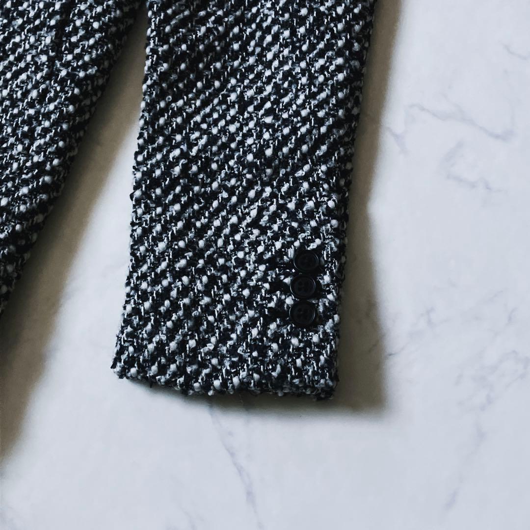 新品未使用品R.NEWBOLDツイードロングチェスターコート