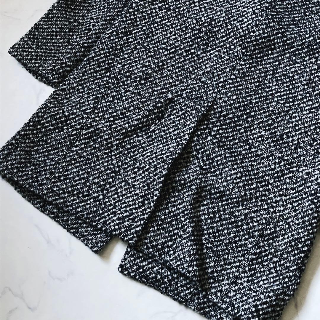 新品未使用品R.NEWBOLDツイードロングチェスターコート