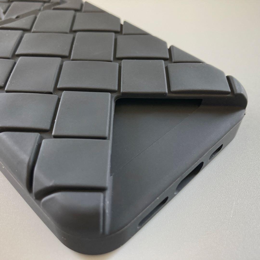 シュウ様用 新品 ボッテガヴェネタ iPhone13Proケース 黒 袋付き