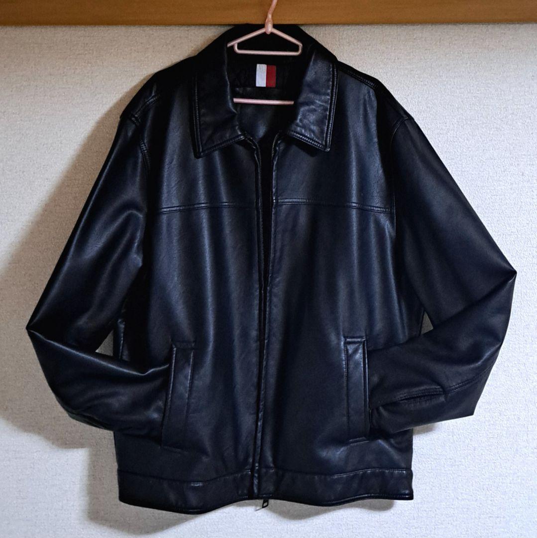 トミー ヒルフィガー フォゥクス レザージャケット 革ジャン - メルカリ