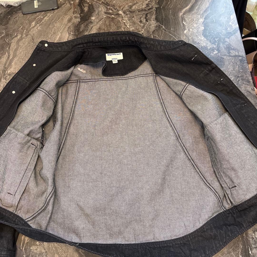 新春値下げ　ADER error ブラックデニムジャケット