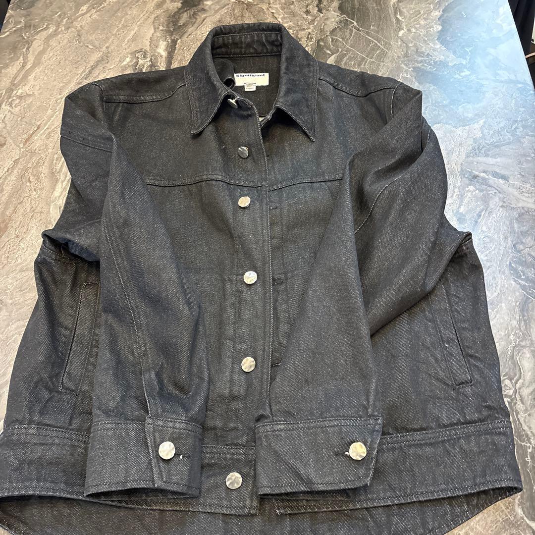 新春値下げ　ADER error ブラックデニムジャケット