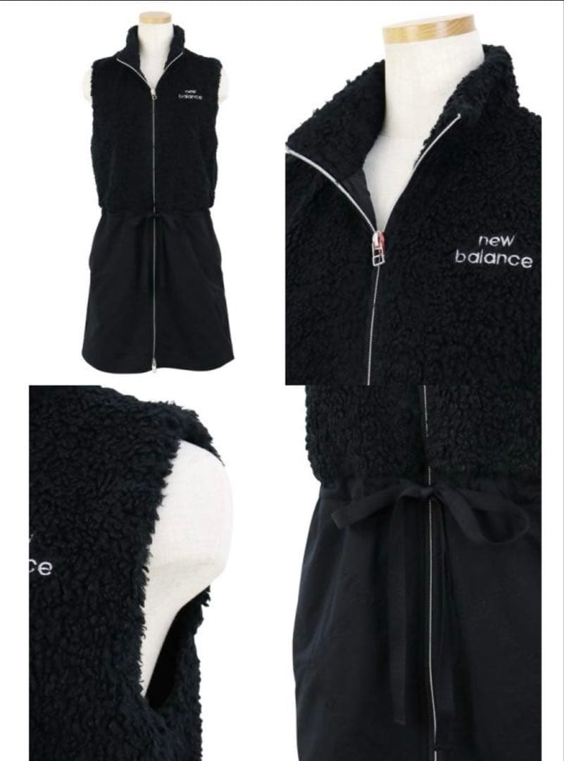 新品タグ付き、New Balance ブラック ワンピース