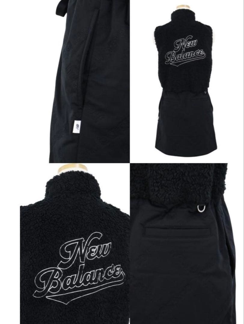 新品タグ付き、New Balance ブラック ワンピース