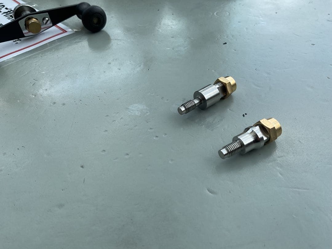 オービス100Aリールとアブ33 ミッチェル308左ハンドル専用シャフト