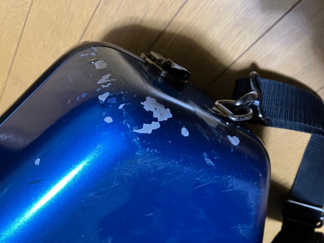 C.C.シャイニー ケース フレンチホルン ケース ハードシェル ブルー