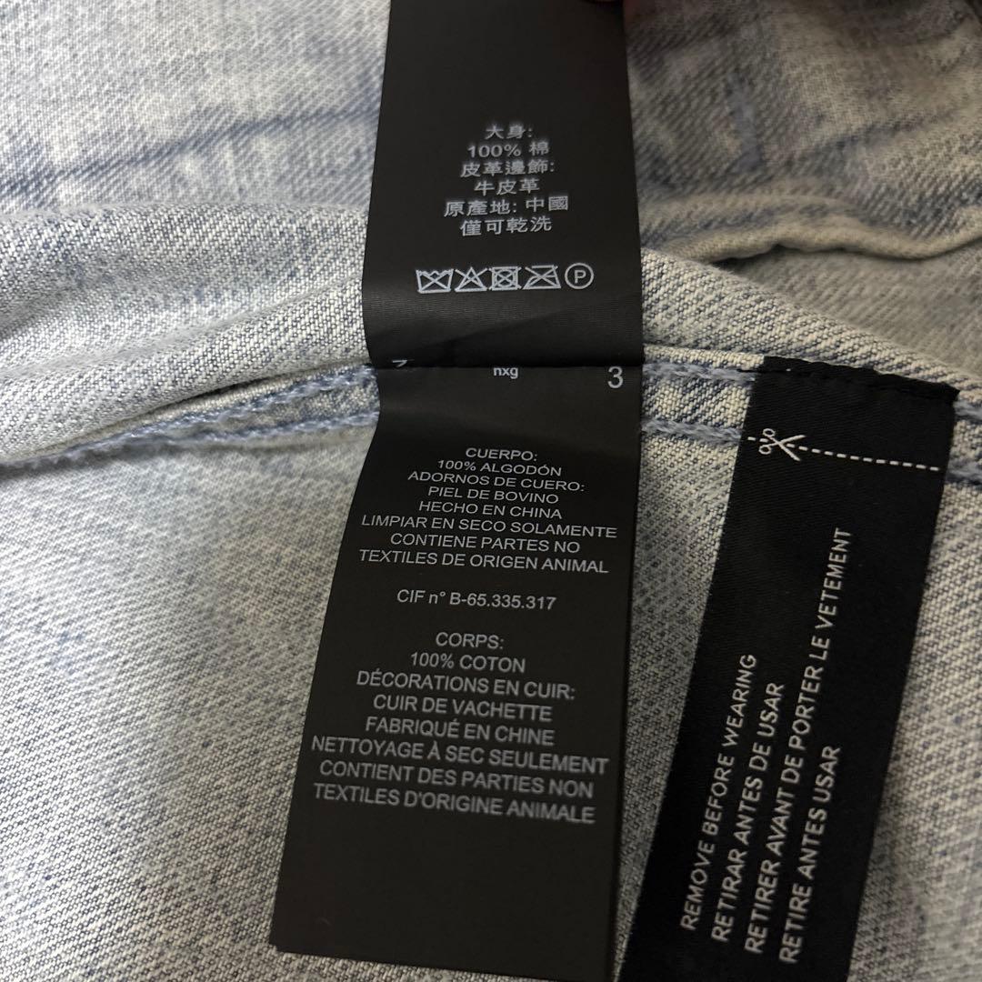 COACH ロゴパターン オーバーサイズデニムジャケット