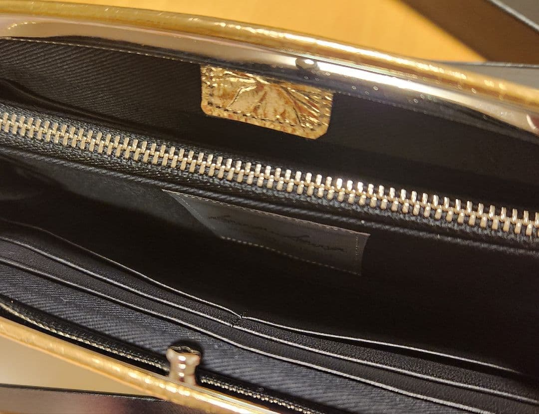 【新品】kawa-kawa がま口長財布 ゴールド